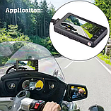 Відеореєстратор для мотоцикла шатний набір 2 камери з екраном, фото 2