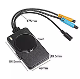 Відеореєстратор для мотоцикла шатний набір 2 камери з екраном, фото 4