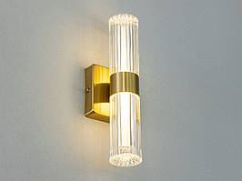 Вишукане світлодіодне бра для спальні, колір золото, 6 W 9151AGD-LS