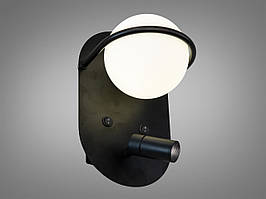 Практичний LED світильник у кабінет, колір чорний, 2 W F3776BK-LS