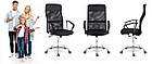 Офісне крісло Hanert Wohl Black, фото 4