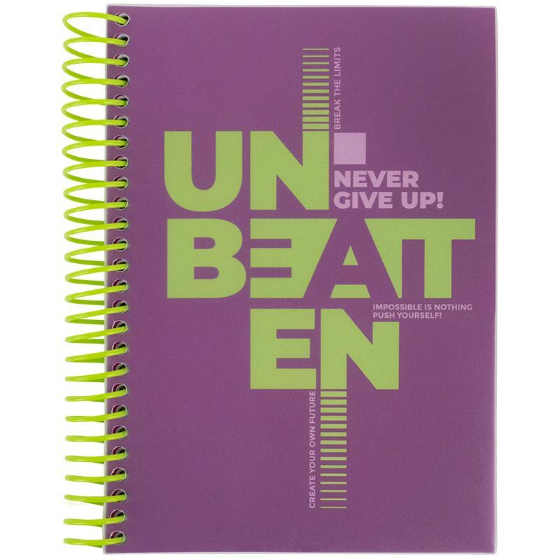 Блокнот А5 з розділювачами 120 аркушів клітинка пурпуровий Axent 8405-09-А, 68729, фото 1