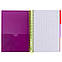 Блокнот А5 з розділювачами 120 аркушів клітинка пурпуровий Axent 8405-09-А, 68729, фото 2