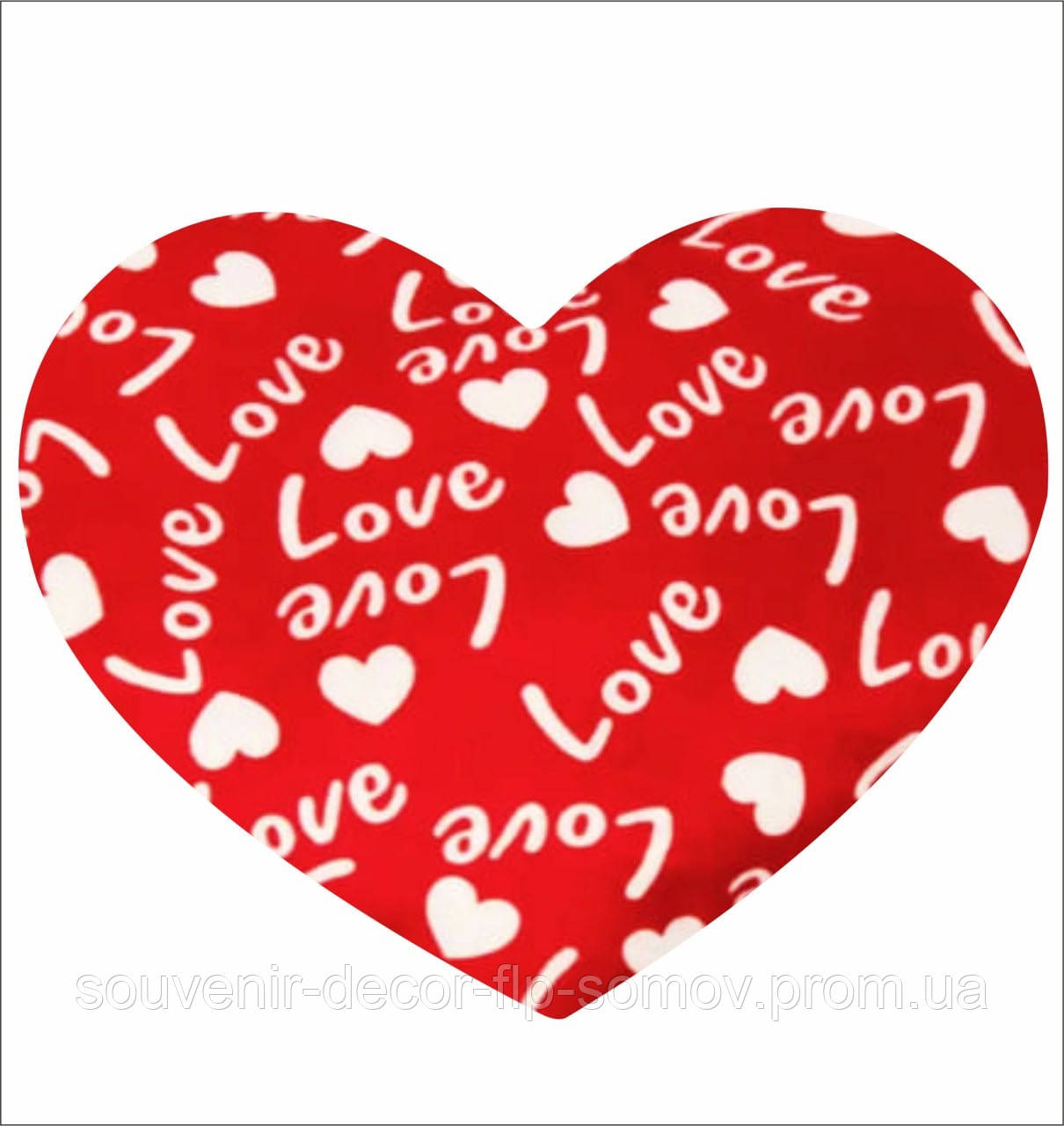 М'яка дитяча іграшка Серце "LOVE", плюш, 30 см