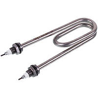 Тен для нагріву води 1500W 220V (нержавіюча сталь) L=175mm M16 (скріпка)