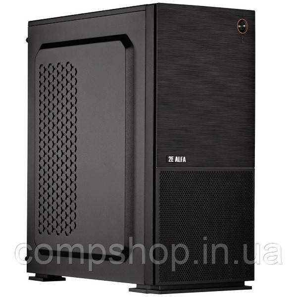 Корпус Midi-Tower без БЖ  2E Alfa G650  (1xUSB3.0, 1х120мм Black fan, Perforated Side, Black) (код 134870), фото 1