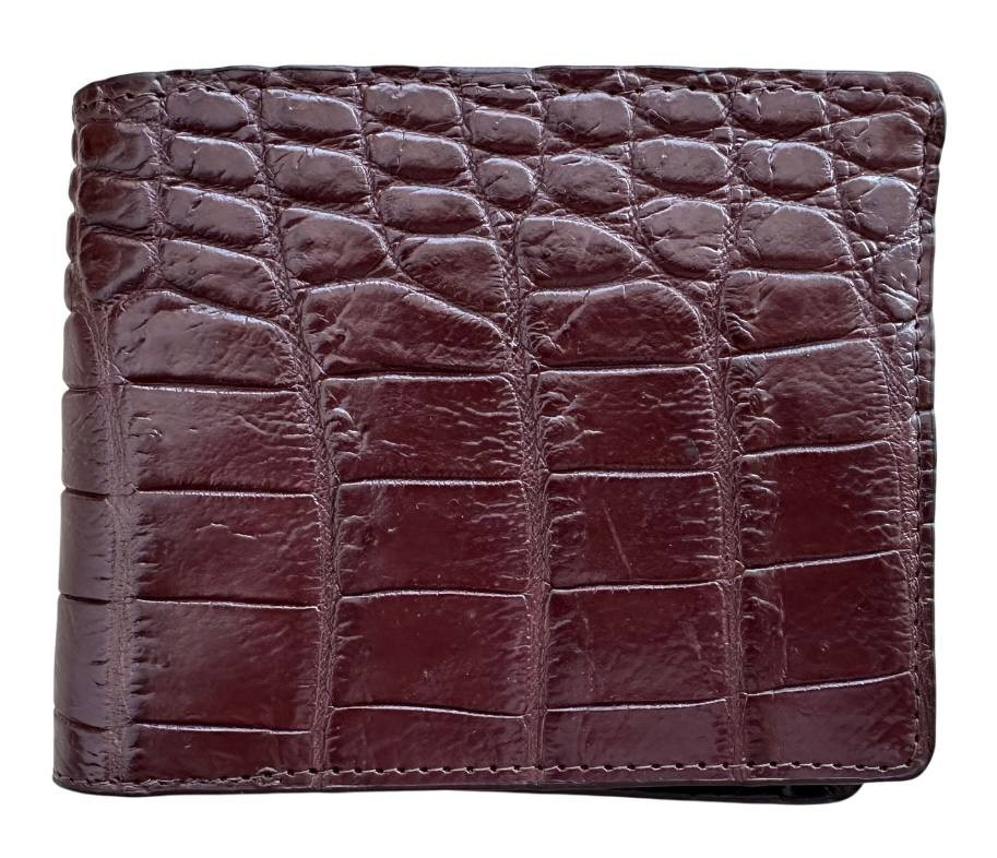 Гаманець зі шкіри крокодила Ekzotic Leather Коричневий (cw130)