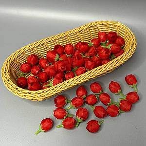 Бутон трояндочки 2 см - червоний