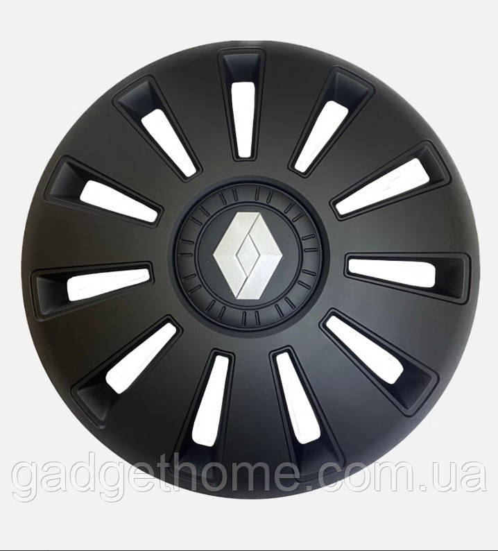 ТОП! Ковпаки 15" REX Renault графіт - (gHome), фото 1
