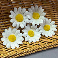 Квітка ромашки маленька 4 см - біла