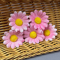 Квітка ромашки маленька 4 см - рожева