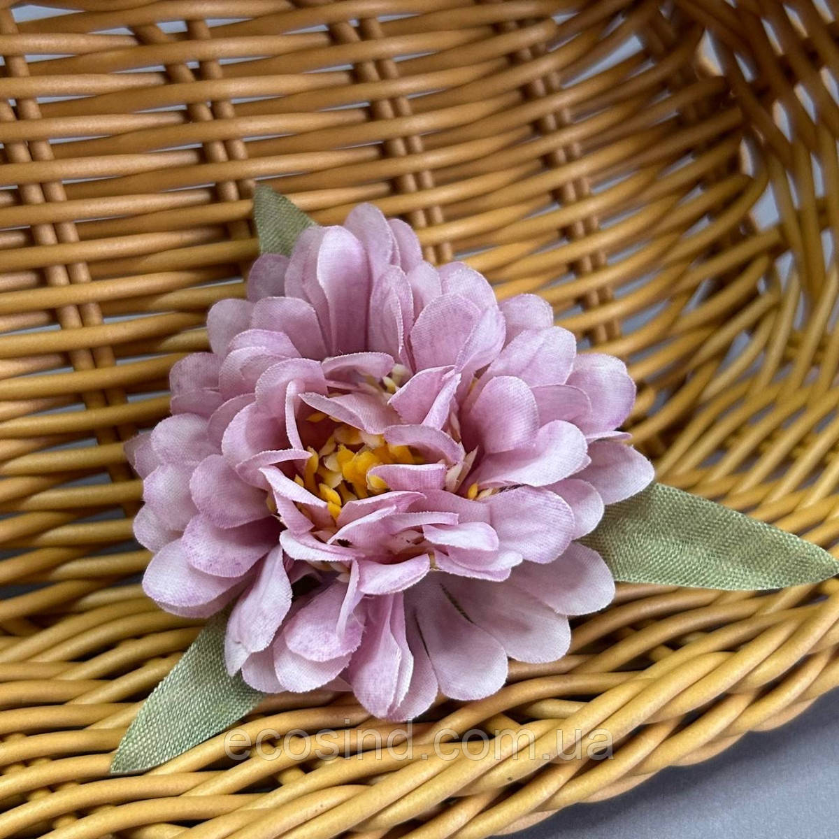 Штучна квітка півонії маленька 5,5 см - бузкова, фото 1