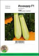 Семена кабачка Искандер F1, 100 семян ультраранний гибрид (40-45 дней), салатовый Seminis