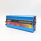 Перетворювач із чистою синусоїдою 600 Вт, UKC AC/DC 12В-220В / Автомобільний інвертор, фото 6