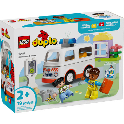 Конструктор LEGO DUPLO Town Швидка допомога та водій (10447), фото 1