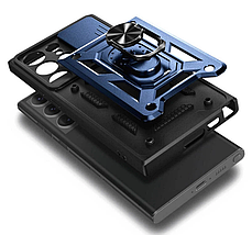 PC + TPU чохол Camshield Armor для Samsung Galaxy S25 Ultra / синій, фото 2