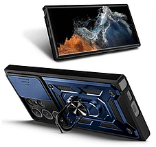 PC + TPU чохол Camshield Armor для Samsung Galaxy S25 Ultra / синій, фото 3