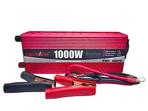 Celsior Invertor 1000w перетворювач напруги з 12V на 220V із чистою синусоїдою