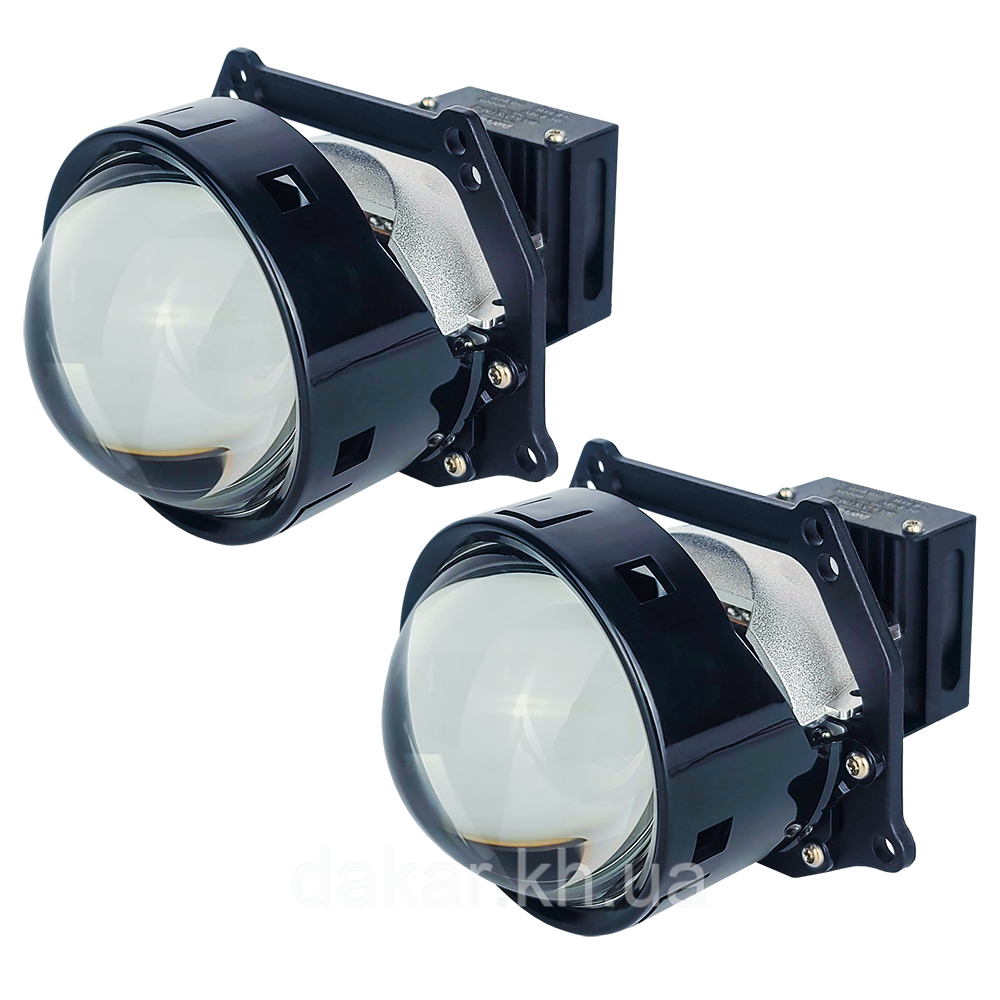 DriveX BiLED STM-1 3,0" 55/60W 6000K світлодіодні лінзи, фото 1