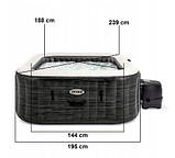 Джакузі СПА Intex 28452 надувний Greystone Deluxe 239 х 71 см (6-місць, аеро, 1741 л/г, led, Wi-Fi), фото 10