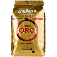 Оригінал! Кава Lavazza в зернах 1000г, пакет Qualita Oro (prpl.20566) - Вища Якість!