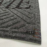 Килимок 90 х 60 см прогумований з ворсом сірий, фото 5