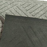 Килимок 90 х 60 см прогумований з ворсом сірий, фото 6