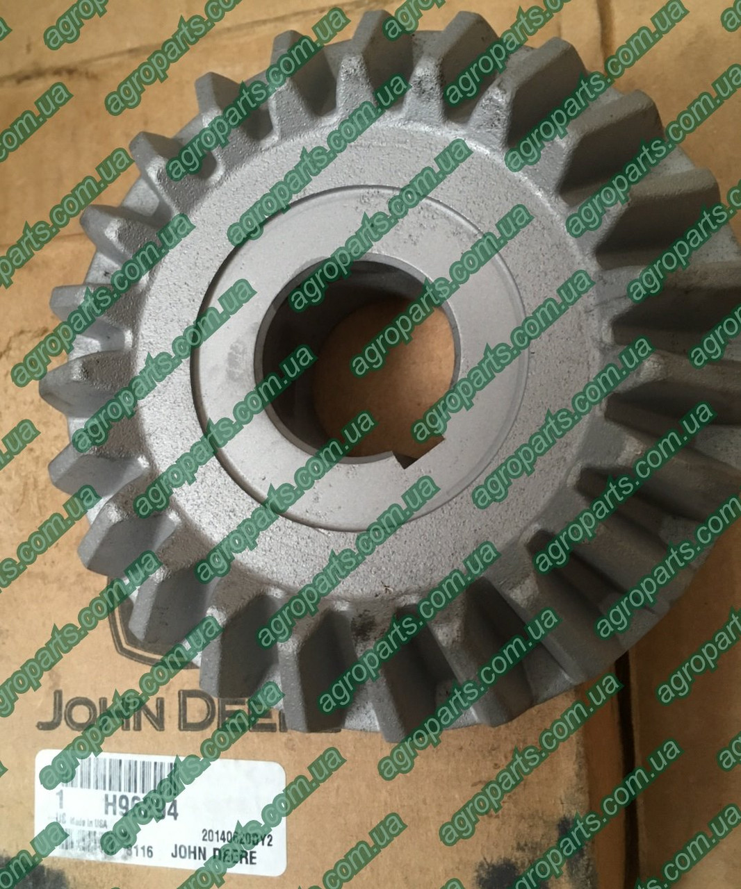 Шестерня H96294 GEAR, VERT. LOADING AUGER нижнього редуктора (Z=23) з/ч JD Н96294
