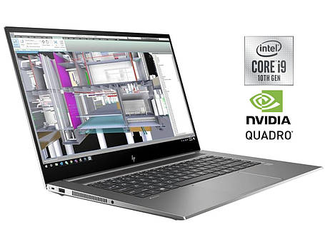 Мобільна рабоча станція HP ZBook Studio G7/ 15.6" 1920x1080/ i9-10885H/ 32GB RAM/ 512GB SSD/ Quadro RTX 3000 6GB, фото 1