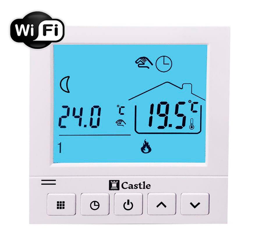 Терморегулятор для котла Castle AC819G Wi-Fi (Dry Contact)