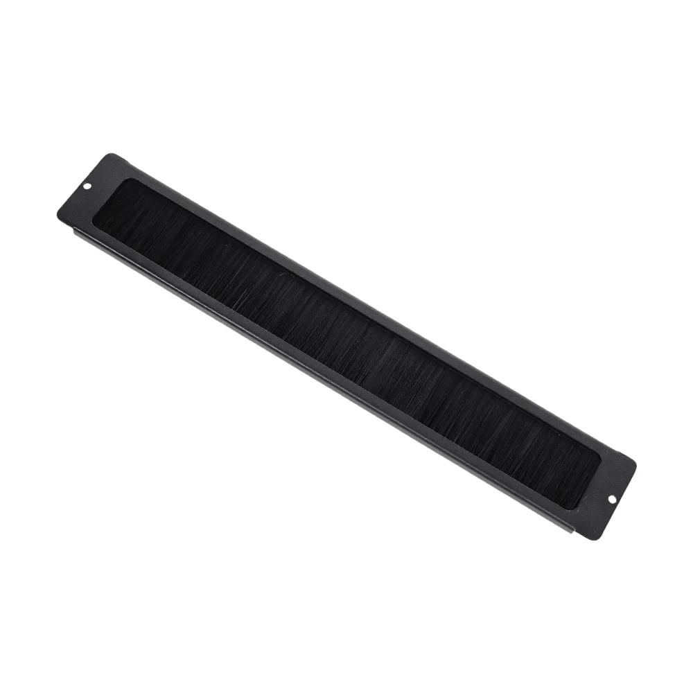 Кабельне введення Trinix TRX-1U/CEB Black з щіткою для комутаційної шафи 19" (25-00098), фото 1