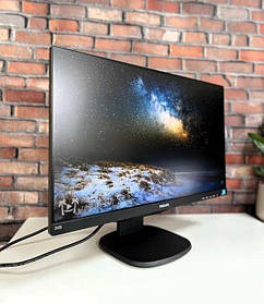 Б/в Монітор Philips 243S7EJMB | 24" (1920x1080) IPS | VGA, DP, HDMI, USB, Audio | VESA 100x100