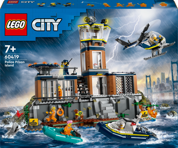 Конструктор LEGO City Поліцейський острів-в'язниця 980 деталей, фото 1