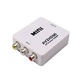 Конвертер AV RCA - HDMI відео, аудіо, FullHD 1080p, фото 3
