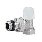 Кран радіаторний Icma 1/2" з антипротіканням кутовий без ручки №805+940