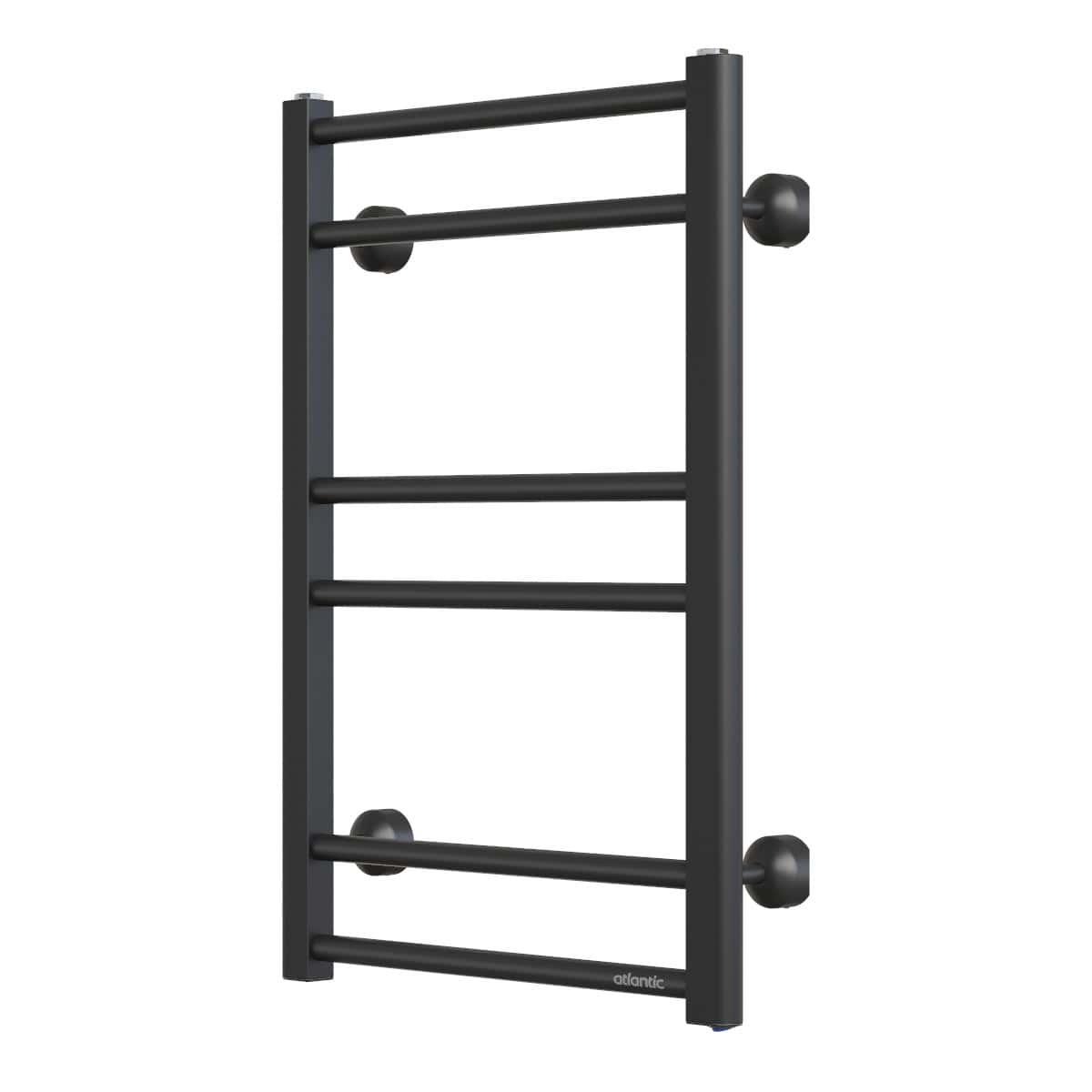 Рушникосушка електрична Atlantic Dalia чорна праве підключення, фото 1