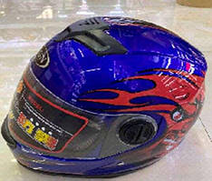 Шолом-інтеграл (size M, синій глянець) (mod 828-1) FGN, MC-I-154