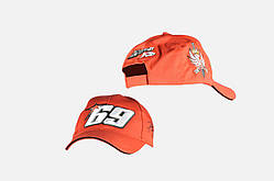 Бейсболка 69 NICKY HAYDEN (червона, 100% бавовна), MC-O-1269