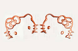 Наклейка декор HELLO KITTY (16x6см, червона) (#4739R), MC-N-1700