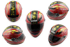 Шолом-інтеграл (mod:OP02) (size:M, червоний) HONZ, MC-I-556