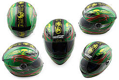 Шолом-інтеграл (mod:OP02) (size:L, зелений) HONZ, MC-I-563