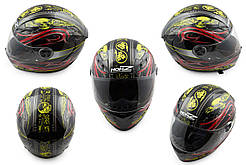 Шолом-інтеграл (mod:OP02) (size:L, чорний) HONZ, MC-I-566