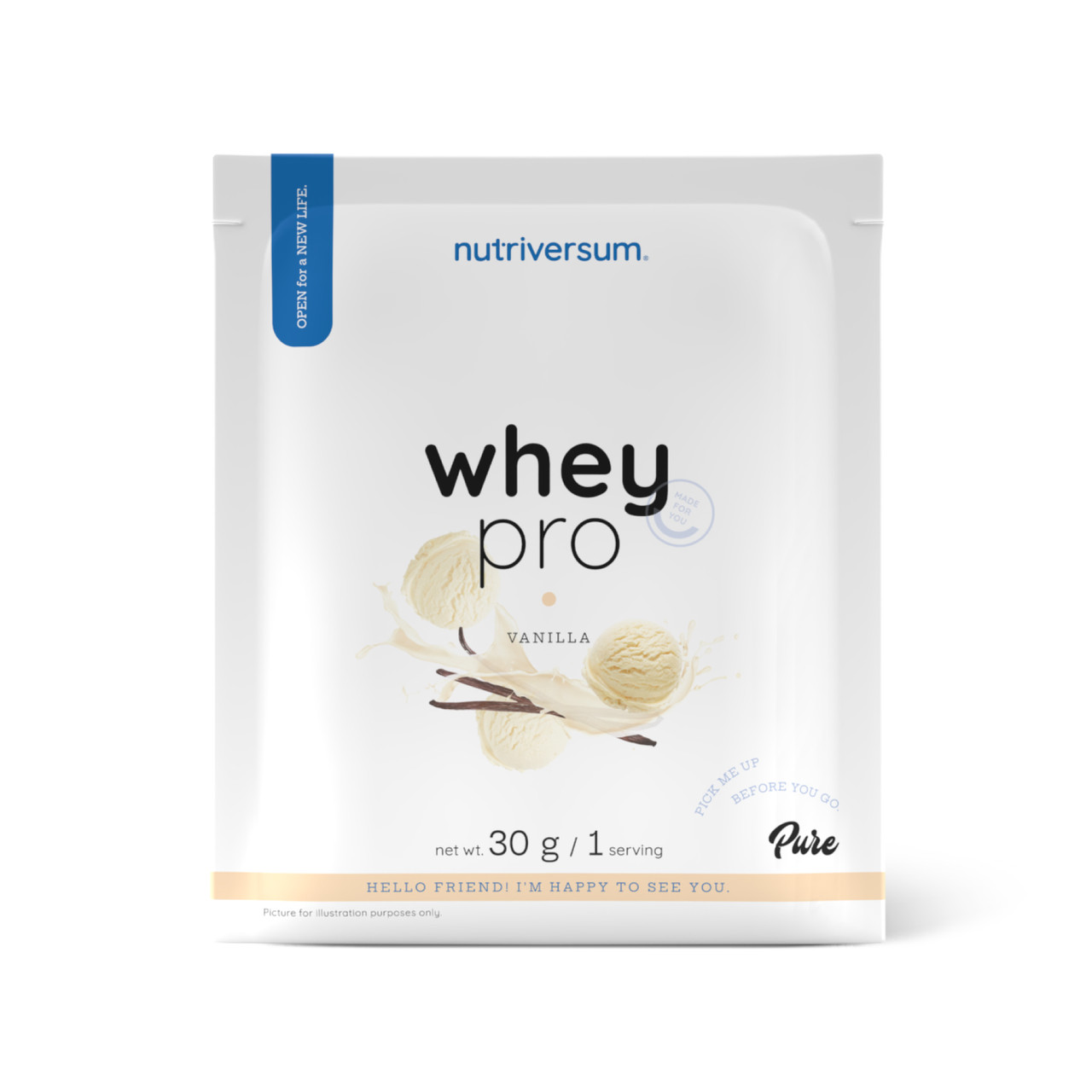 Sample Whey Pro - 30g Vanilla, фото 1
