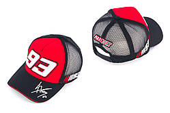Бейсболка 93 (чорно-червона), MC-B-867