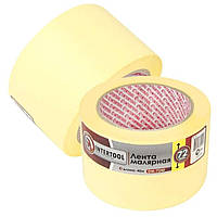 Стрічка малярська 72 мм, 40 м, жовта, MC-DM-7240
