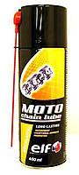 Мастило для мото ланцюгів (аерозоль) 400мл (Chain Lube MOTO) ELF, MC-S-443663