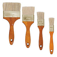 Набір пензлів флейцевих 25; 36; 63; 102 мм, 4 од., MC-KT-1004