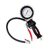 Пістолет для підкачування коліс з манометром пневматичний професiйний, MC-PT-0510