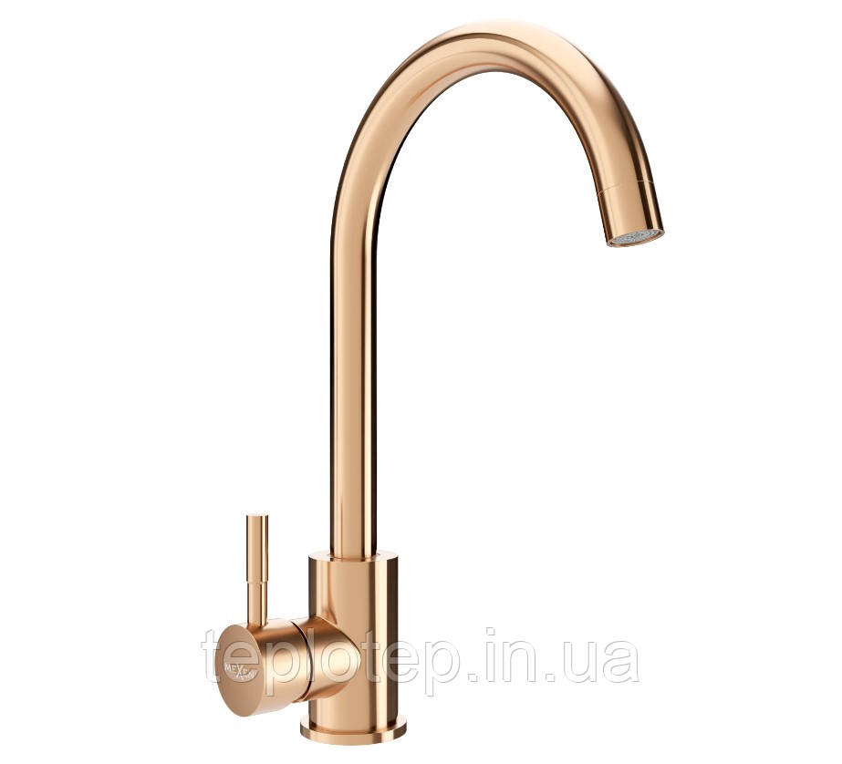 Змішувач для кухні MEXEN FOGGIA ROSE GOLD рожеве золото, фото 1
