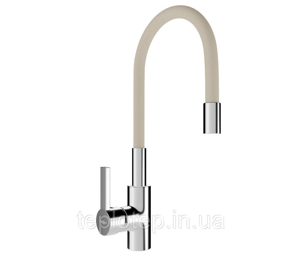Змішувач для кухні MEXEN FLEX BEIGE CHROME, фото 1